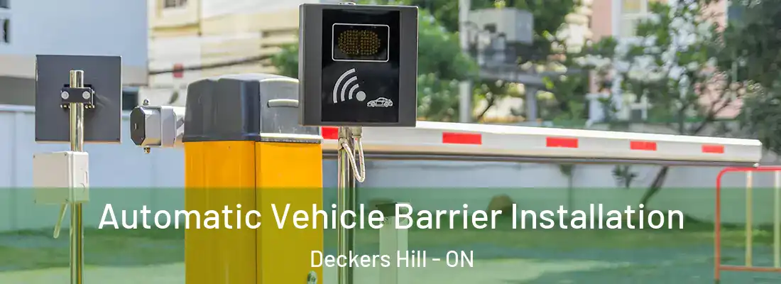  Automatic Vehicle Barrier Installation Deckers Hill - ON