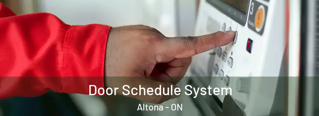  Door Schedule System Altona - ON