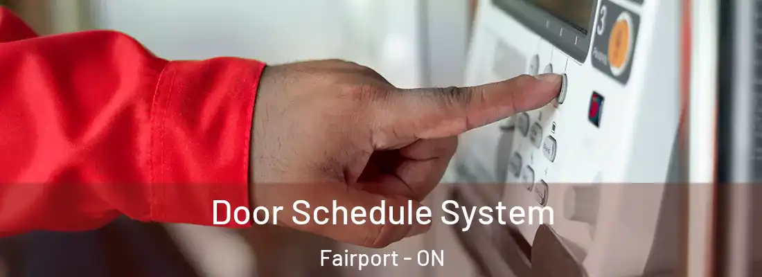 Door Schedule System Fairport - ON