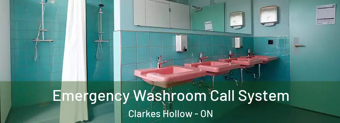 Emergency Washroom Call System Clarkes Hollow - ON
