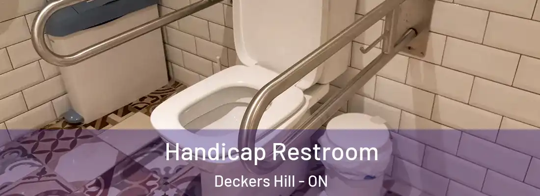  Handicap Restroom Deckers Hill - ON