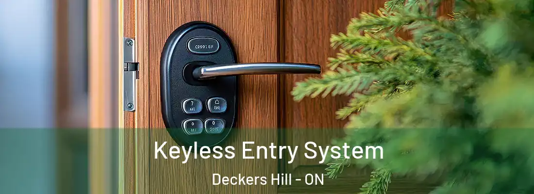  Keyless Entry System Deckers Hill - ON