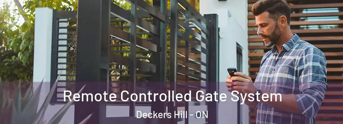  Remote Controlled Gate System Deckers Hill - ON