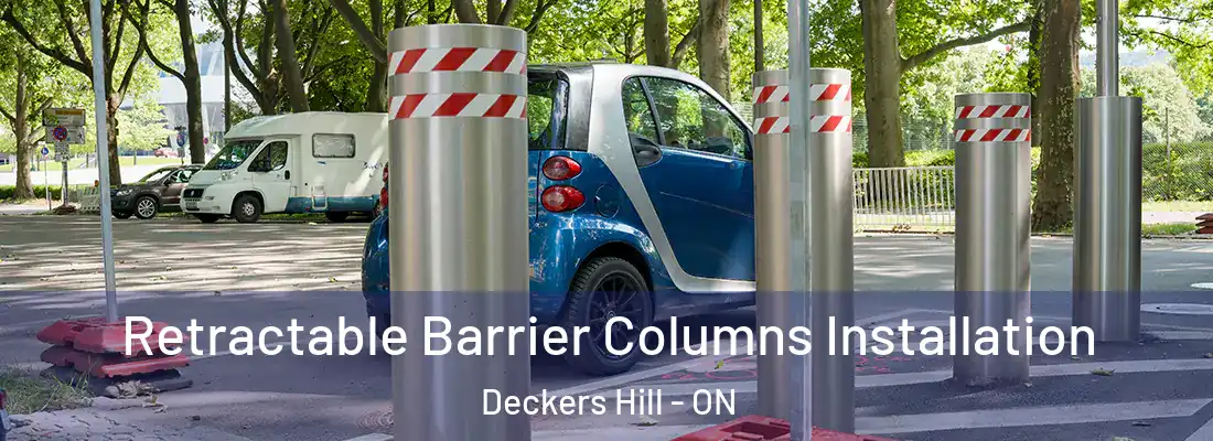  Retractable Barrier Columns Installation Deckers Hill - ON