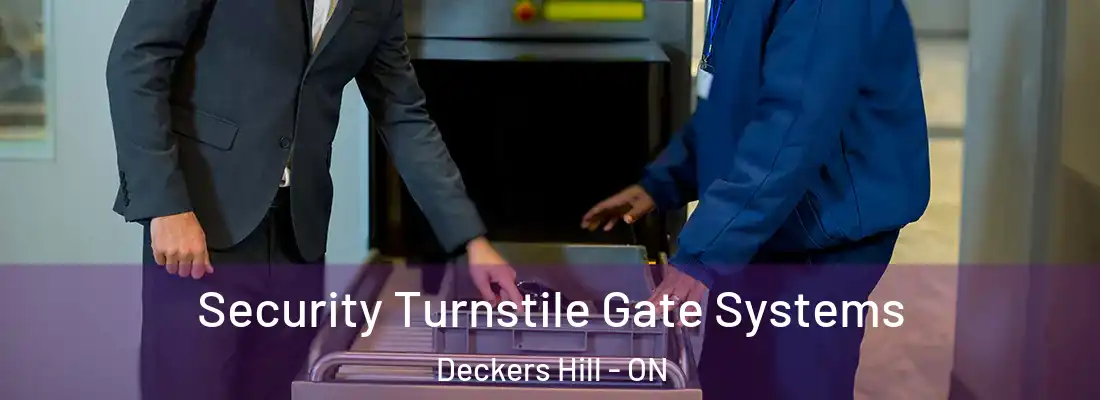  Security Turnstile Gate Systems Deckers Hill - ON